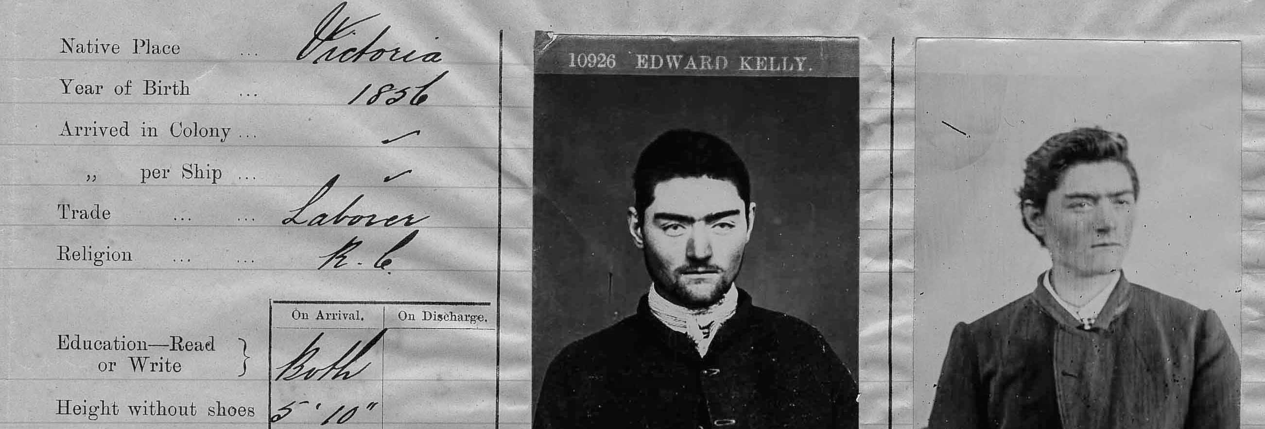 Ned Kelly black and white archive 