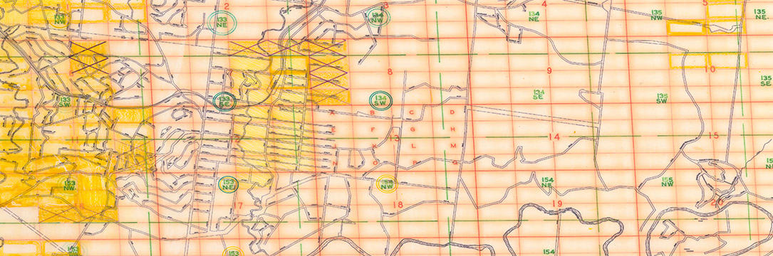 Image of historic Index Map Book MMBW Plans Index map boox
