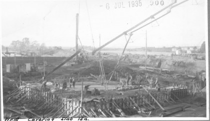 Wide view of a construction site