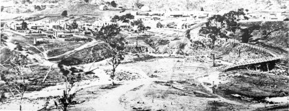 Piggoreet township in the 1860s north of the Devil’s Kitchen