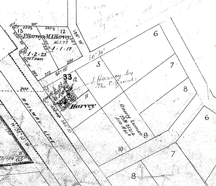 Image of portion of Parish 'Putaway' Plan M65B_1, showing allotment 9.