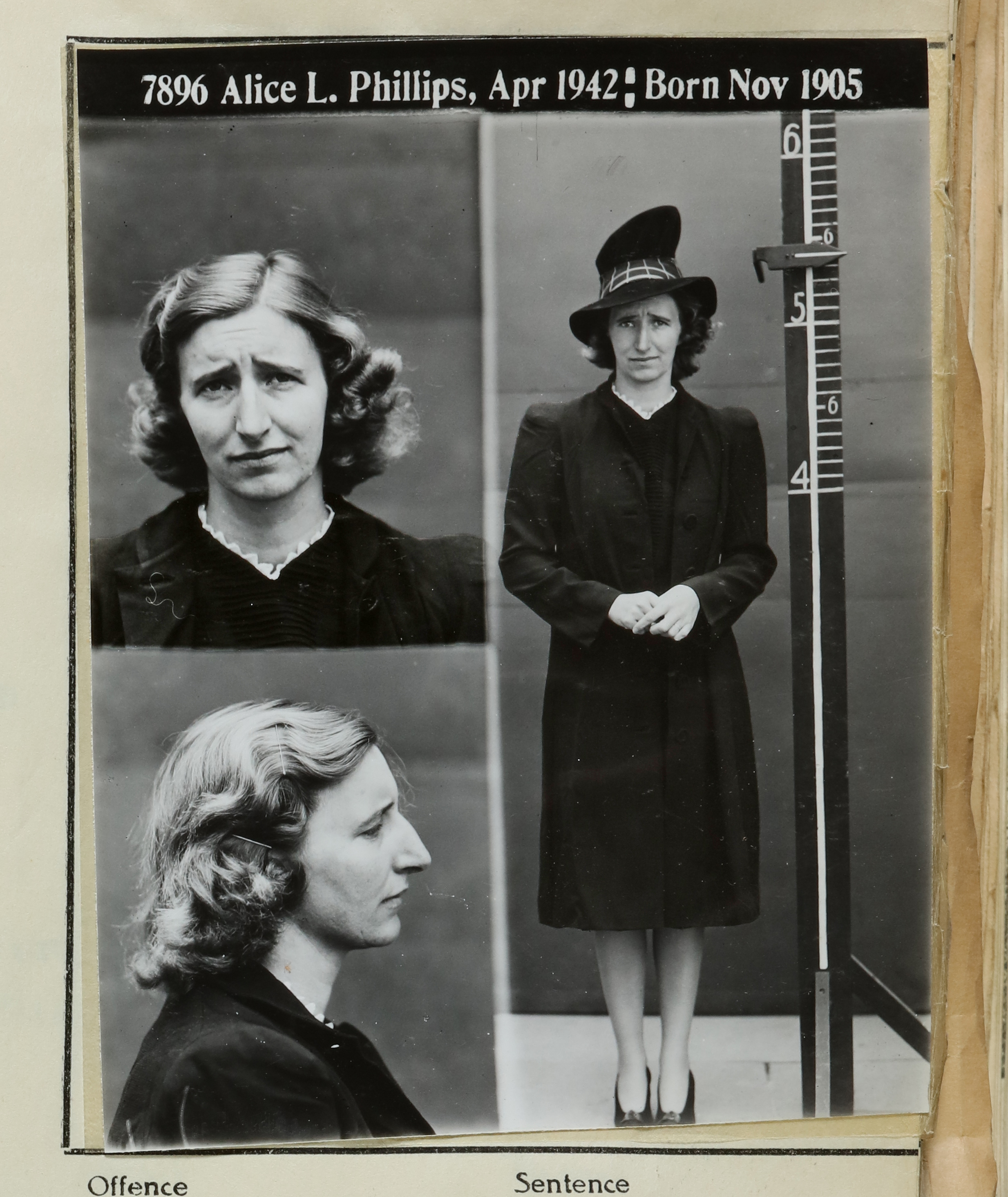 Alice L Phillips April 1942