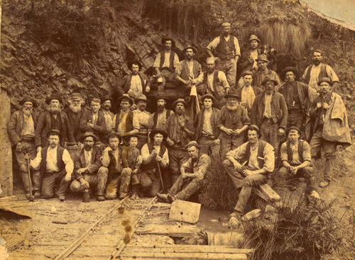 unidentified miners