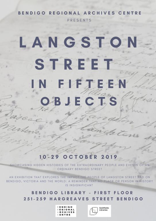 Langston Street in Fifteen Objects Poster  ​