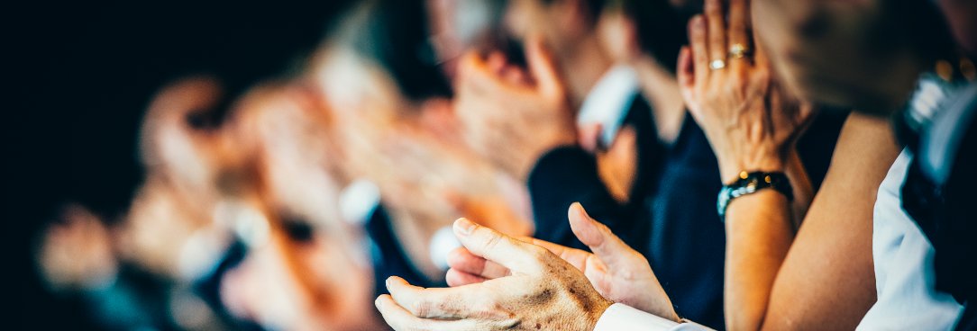 Stock Image audience clapping