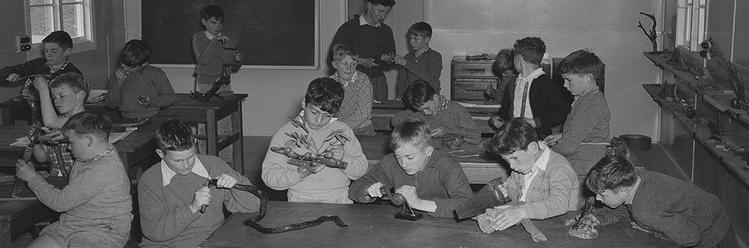 B&W images of Somers School Camp c1950s