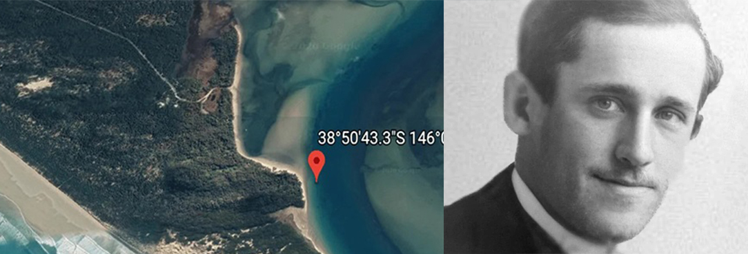 Location of the Sandy Point Gippsland, Victoria 