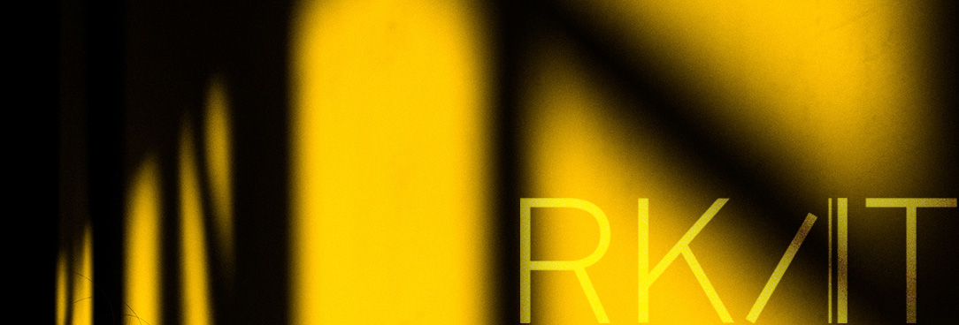 yellow and black shapes with RKAT logo