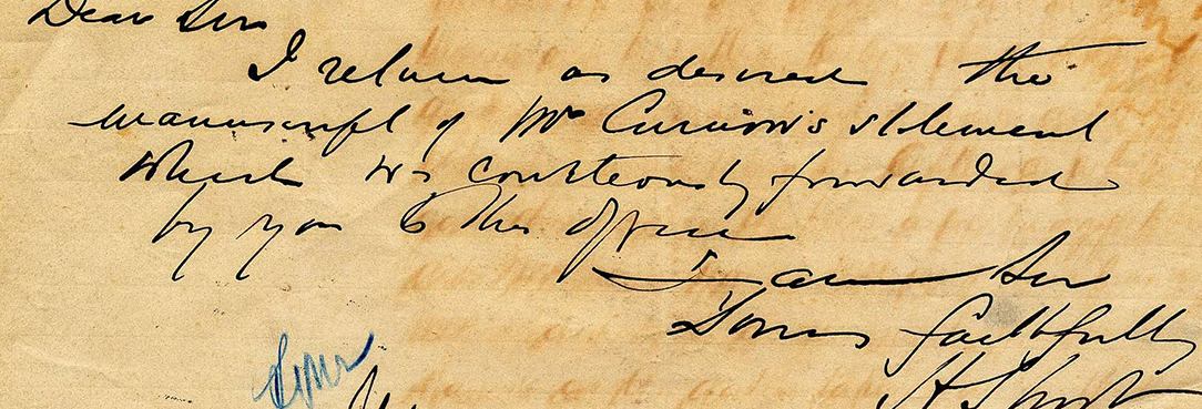 A sample telegram from the Ned Kelly Historical Collection Series 04965-P0000-000001-0010-010-001