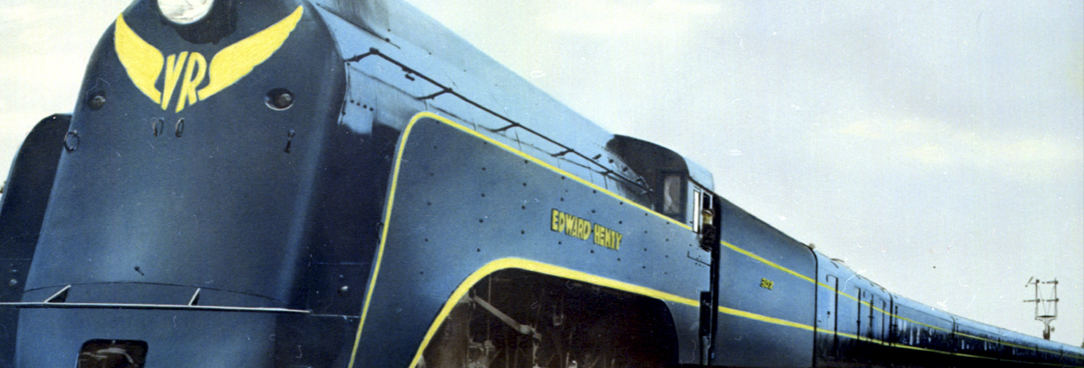 colour image od Spirit of Progress locomotive