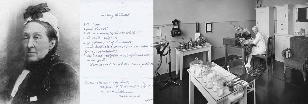 Historic images of nurses