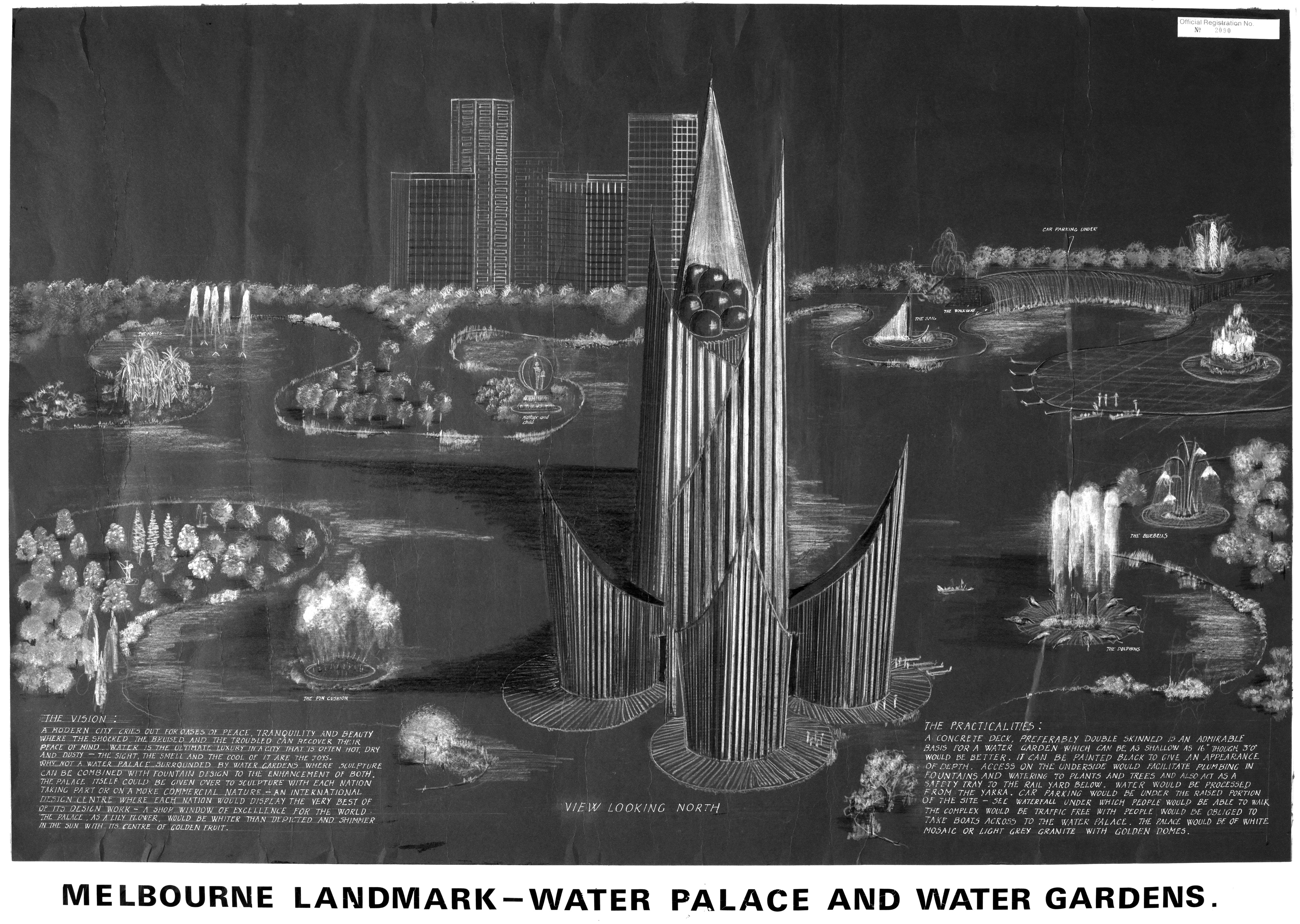 Water Palace and Water Gardens by Bernard Alfred Ashfold