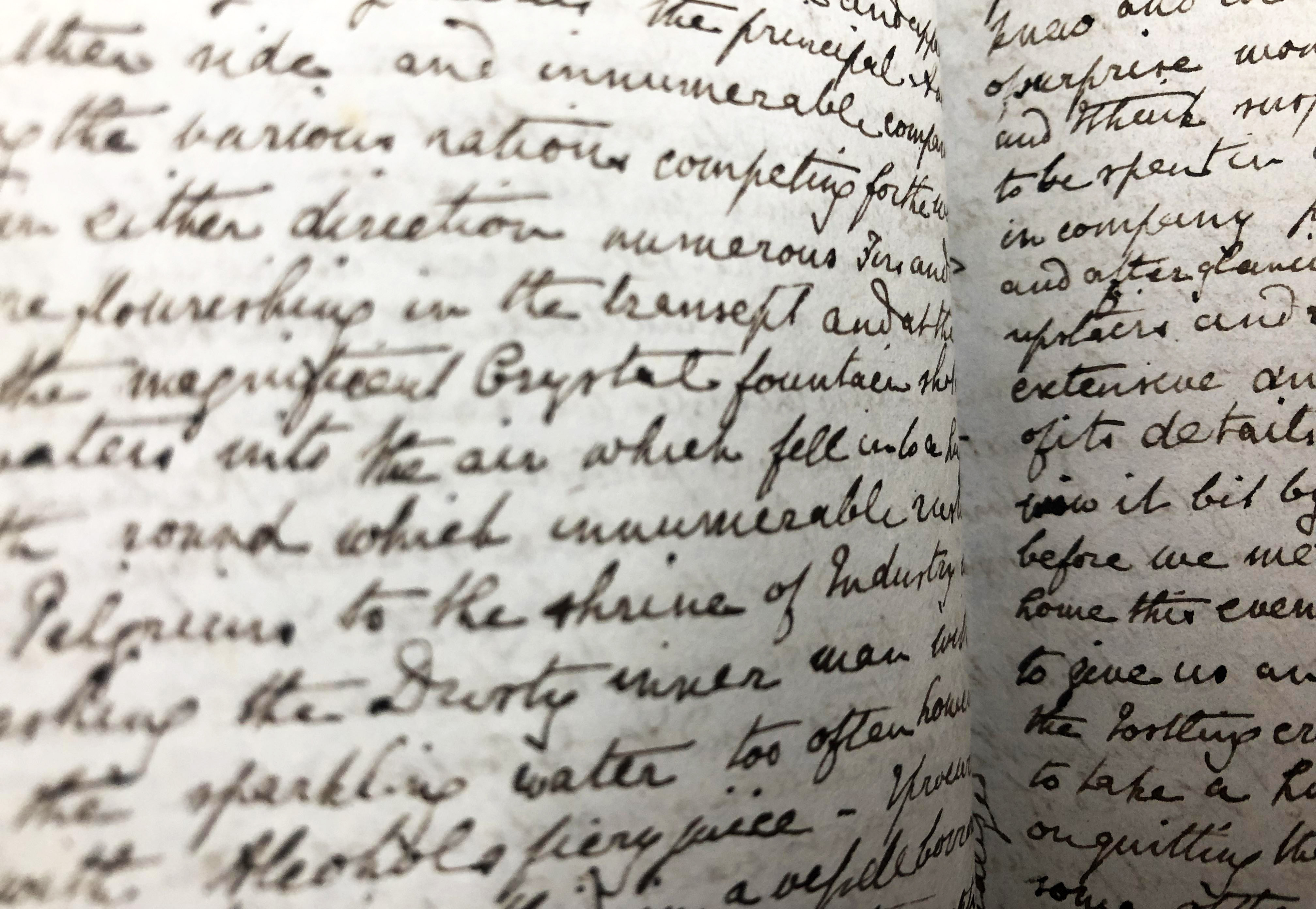 close up photo of robert's handwriting