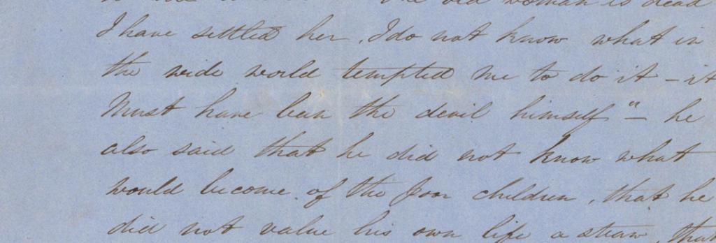 Page from the statement of John Williams in the criminal trial brief for Patrick Kennedy, PROV, VPRS 30/P29, Unit 12, 1-112-15, Patrick Kennedy.