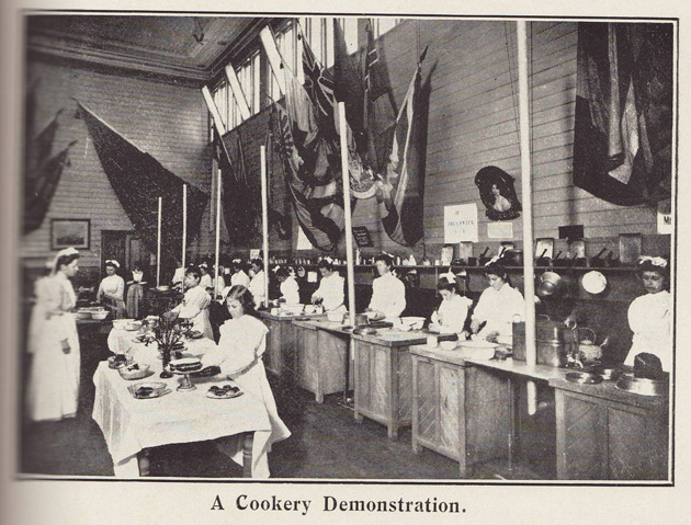A cookery demonstration
