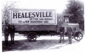 ‘See Healesville: Better than Buffalo: See the New Maroondah Lake’, photograph circa 1930s