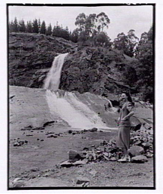 ‘Spillway at Maroondah Lake Healesville’, 1 December 1948. 
