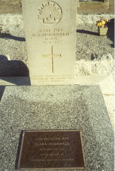 Donald and Clara grave