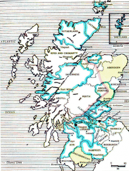  Pastoralists’ and miners’ shires of origin in Highlands and Lowlands. 
