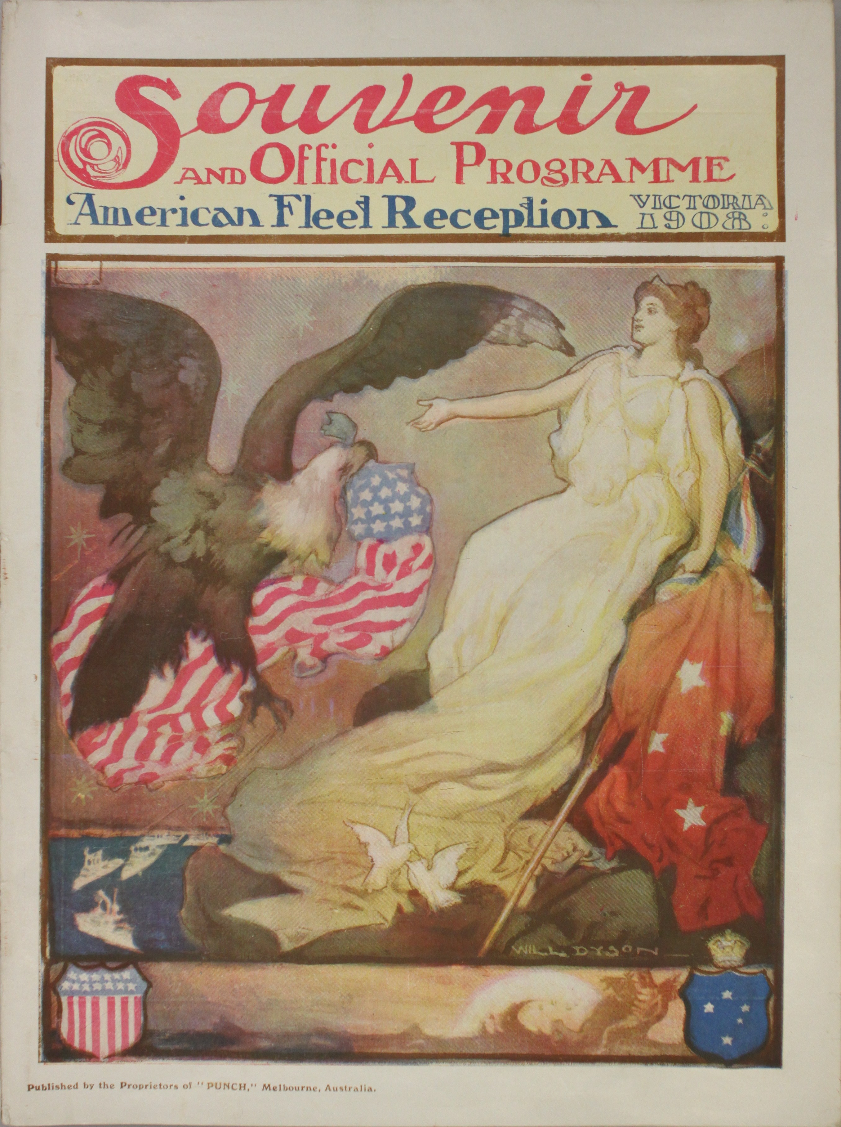 Front page of a souvenir program