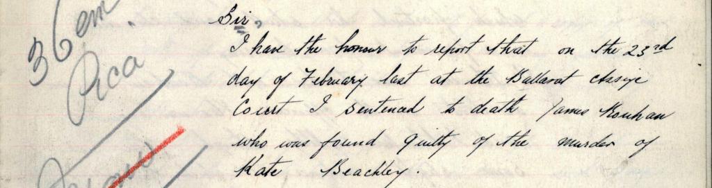 Handwritten case file