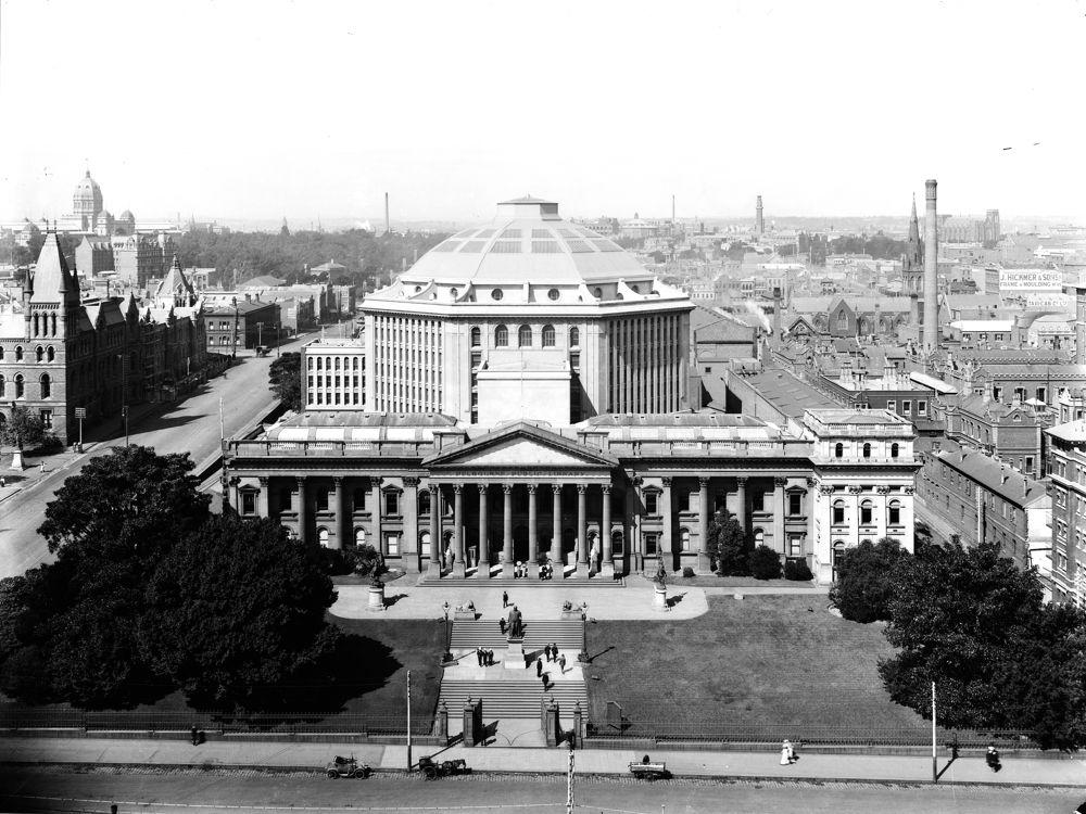 a photo of the state library