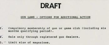 the top of a document about gun laws