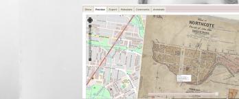 Northcote/Collingwood border by Merri