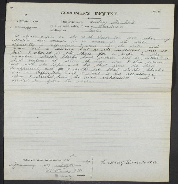 Christopher Luke Moore inquest VPRS 24 1929/38 Page 8