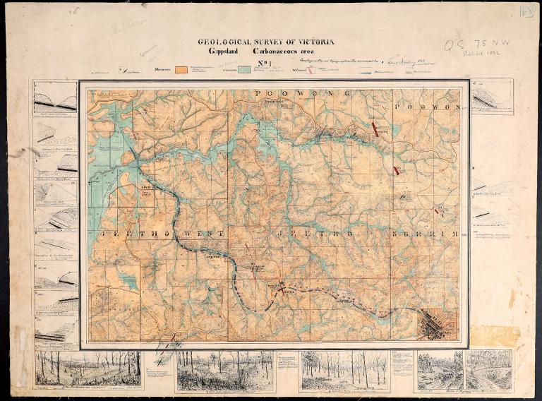 old map of Gippsland