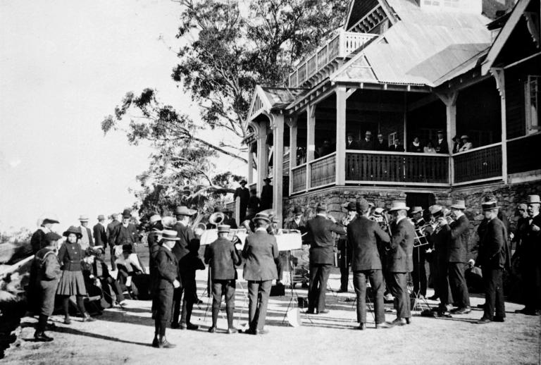 Opening of Mount Buffalo Chalet 1910