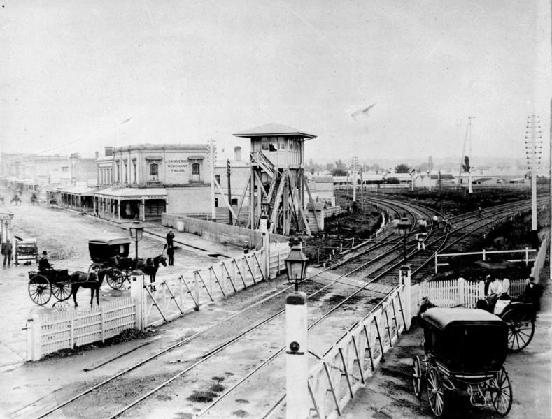 1880s richmond railway crossing