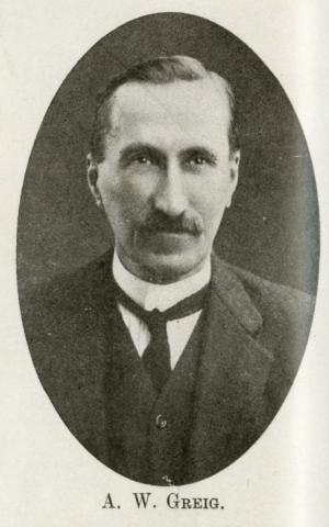 portrait of Alfred Greig