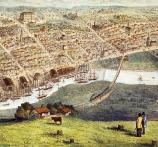 N. Whittock, ‘The City of Melbourne, Australia’, drawn from official surveys and from sketches taken in 1854 by G. Teale, State Library Victoria